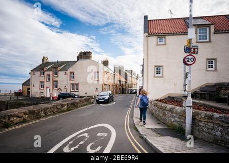 Fischerdorf, Anstruther, Königreich Fife, Schottland, Europa Stockfoto