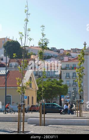 Santa Maria Maior im historischen Zentrum von Lissabon, Portugal Stockfoto