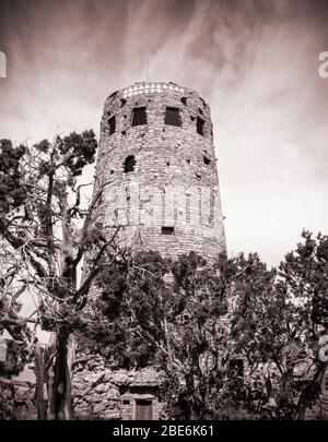 South Rim Tower des Grand Canyon Stockfoto