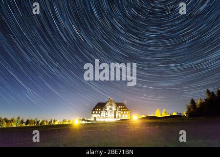 Sternspuren Stockfoto