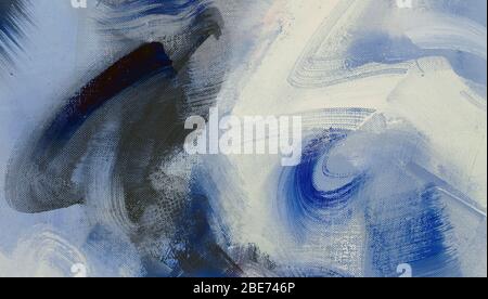 Ätherische nachtaktive Details aus einem persönlichen Kunstwerk mit trüben Wolkenformationen. Stockfoto