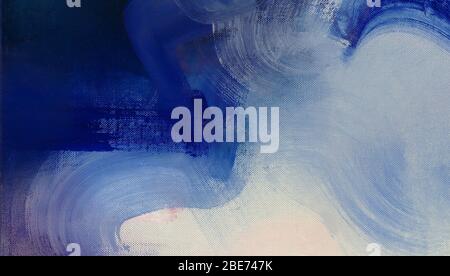 Ätherische nachtaktive Details aus einem persönlichen Kunstwerk mit trüben Wolkenformationen. Stockfoto