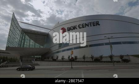 Berühmtes Bok Center in Tulsa - TULSA-OKLAHOMA, 21. OKTOBER 2017 Stockfoto