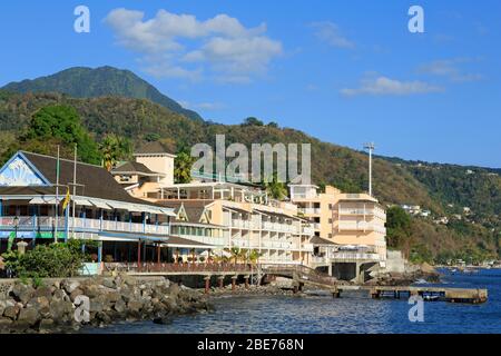 Fort Young Hotel, Roseau, Dominica, Karibik Stockfoto