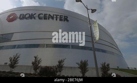 Berühmtes Bok Center in Tulsa - TULSA-OKLAHOMA, 21. OKTOBER 2017 Stockfoto