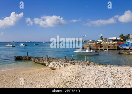 Hammerhaie Bar & Tauchbasis, George Town, Grand Cayman, Cayman-Inseln, große Antillen, Karibik Stockfoto