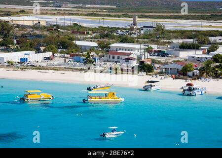 Governor's Beach auf Grand Turk Island, Turks- und Caicosinseln, Karibik Stockfoto