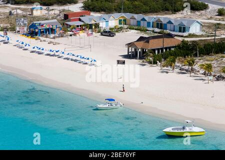 Governor's Beach auf Grand Turk Island, Turks- und Caicosinseln, Karibik Stockfoto