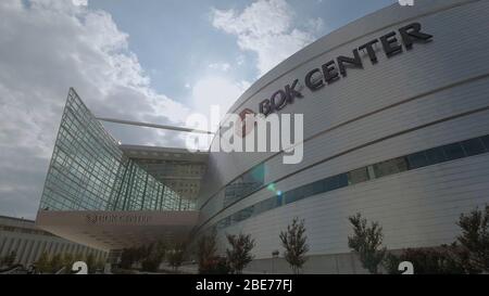 Berühmtes Bok Center in Tulsa - TULSA-OKLAHOMA, 21. OKTOBER 2017 Stockfoto