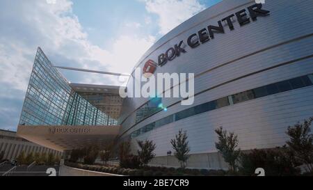Berühmtes Bok Center in Tulsa - TULSA-OKLAHOMA, 21. OKTOBER 2017 Stockfoto