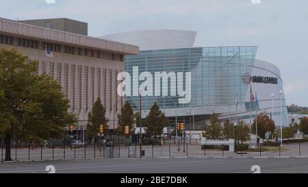 Berühmtes Bok Center in Tulsa - TULSA-OKLAHOMA, 21. OKTOBER 2017 Stockfoto