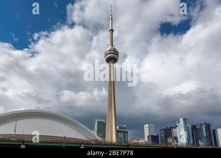 Skyline von Toronto - Toronto, Ontario, Kanada. Stockfoto