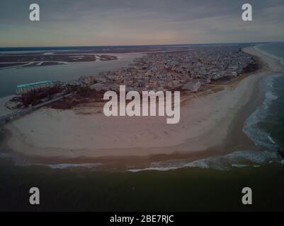 Luftaufnahme Von Sea Isle City Stockfoto