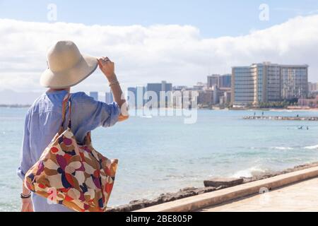 Hawaii, USA. Oahu: Honululu Stockfoto