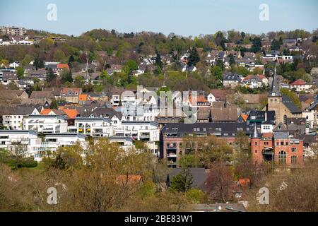 Die Altstadt von Essen-Kettwig, im Süden der Stadt, mit der Marktkirche, Essen, Deutschland Stockfoto