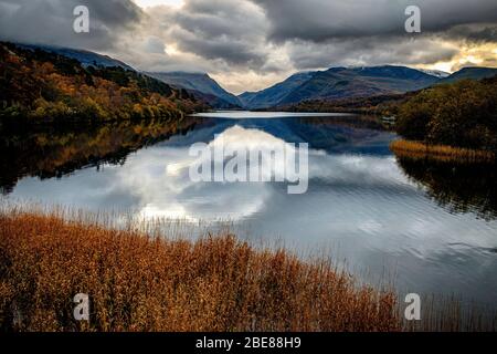 Lllyn Dinas Stockfoto