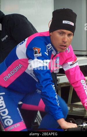 Damiano Cunego von Lampre während des Paris - Nizza 2008, Prolog Radrennen, Amilly clm (4,6 km) am 09. März 2008 in Amilly, Frankreich - Foto Laurent Lairys / DPPI Stockfoto