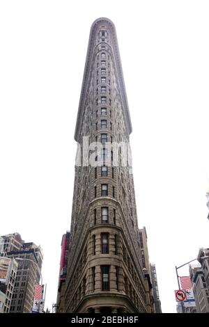 Flat Iron Buildung - Bügeleisen-Haus, New York City, USA Stockfoto