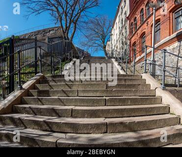Die Straßen von Göteborg während des Tages Stockfoto