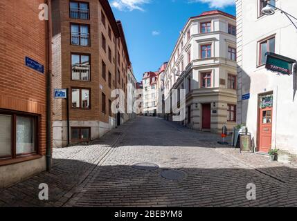 Die Straßen von Göteborg während des Tages Stockfoto