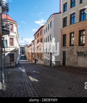 Die Straßen von Göteborg während des Tages Stockfoto