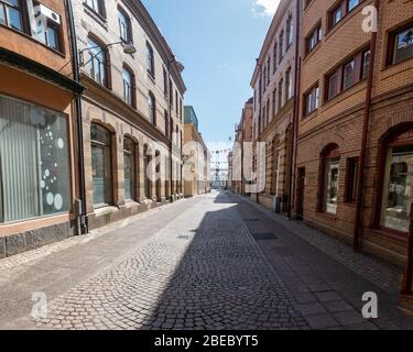 Die Straßen von Göteborg während des Tages Stockfoto