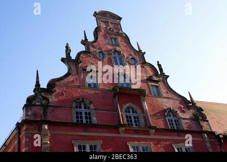 Schabbelhaus - Baudenkmal in der historischen Altstadt, Wismar, Mecklenburg-Vorpommern, Deutschland Stockfoto