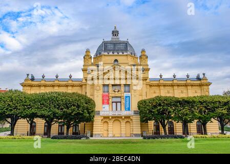 Art Pavilion, eine Kunstgalerie in Zagreb, Kroatien Stockfoto