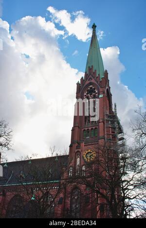 Apostel Paulus Kirche in Schoneberg Berlin Stockfoto