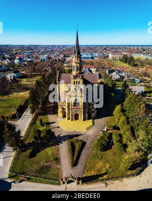 Kirche des heiligen Kasimir, Naujoji Vilnia elderate Stockfoto