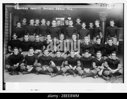 Harvard-Varsity-Fußballmannschaft, 1912 Stockfoto