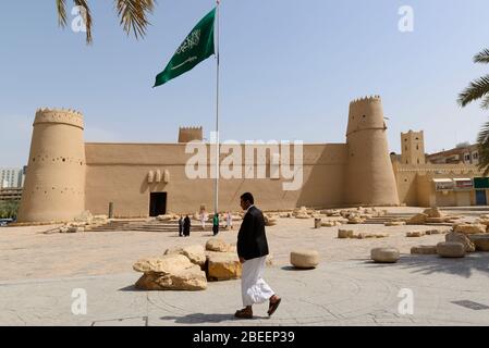 Saudi-Arabien, Riad, Masmak Fort. Stockfoto
