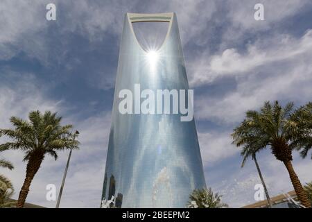 Riad, Saudi-Arabien. Der KingdomTower / Center Stockfoto
