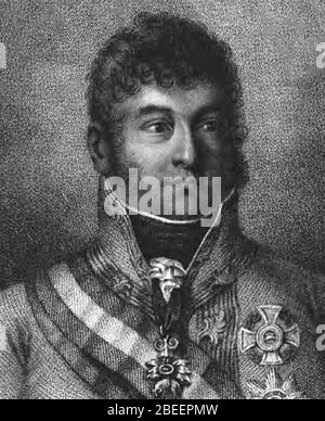 Hassell und Rickards-Karl Philipp Prinz von Schwarzenberg. Stockfoto