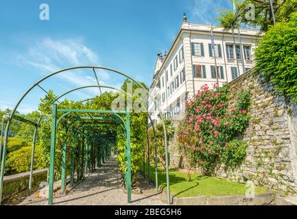 Villa Carlotta in Tremezzina am Comer See, Lombardei, Italien | Villa Carlotta in Tremezzina bin Lago di Como, Lombardei, Italien Stockfoto