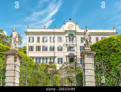 Villa Carlotta in Tremezzina am Comer See, Lombardei, Italien | Villa Carlotta in Tremezzina bin Lago di Como, Lombardei, Italien Stockfoto