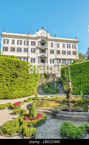 Villa Carlotta in Tremezzina am Comer See, Lombardei, Italien | Villa Carlotta in Tremezzina bin Lago di Como, Lombardei, Italien Stockfoto