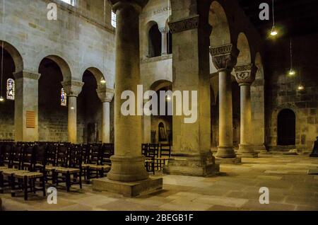 Quedlinburg, eine Stadt nördlich des Harzes, wurde 1994 von der UNESCO zum Weltkulturerbe erklärt. Stockfoto