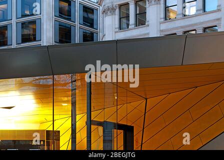 City of London Information Centre St. Paul's Churchyard, London EC4M 8BX Make Architects Ken Shuttleworth Stockfoto