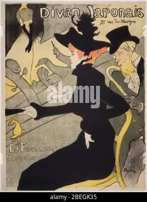 Henri de Toulouse-Lautrec-Divan Japonais Stockfoto