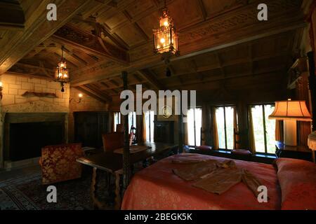 San Simeon, 16. AUG 2009 - Innenansicht des wunderschönen Hearst Castle Stockfoto