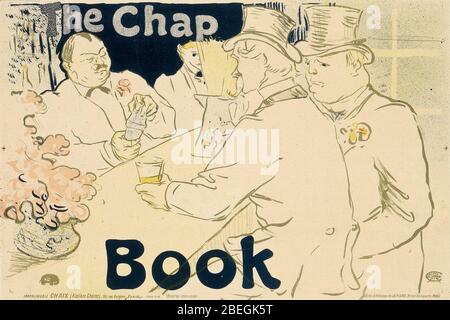 Henri de Toulouse-Lautrec - Rue Royale - das CHAP-Buch - Poster. Stockfoto