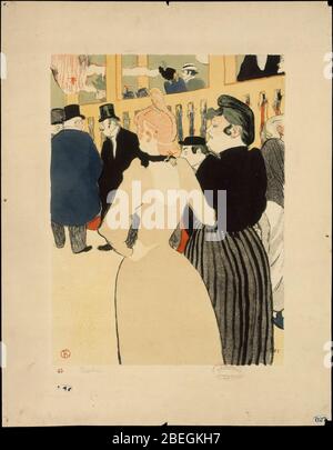 Henri de Toulouse-Lautrec, im Moulin Rouge - La Goulue und ihre Schwester, 1892 - Stockfoto