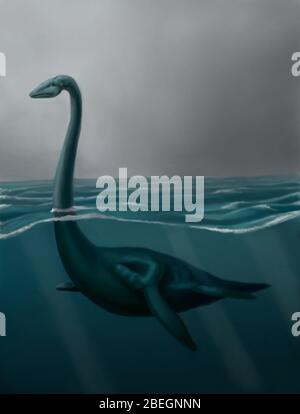 Lochness Monster Stockfoto