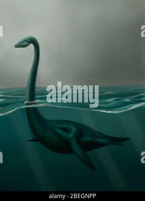 Lochness Monster Stockfoto