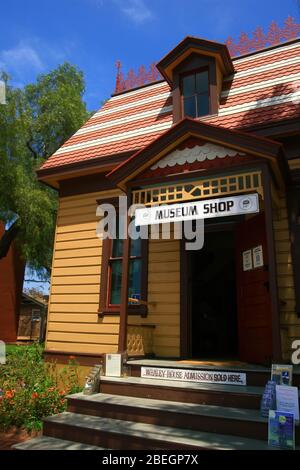 San Diego, 20. AUG 2009 - Außenansicht des Whaley House Museum Stockfoto