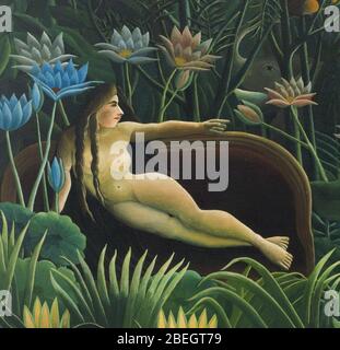 Henri Rousseau 005 (abgeschnitten). Stockfoto