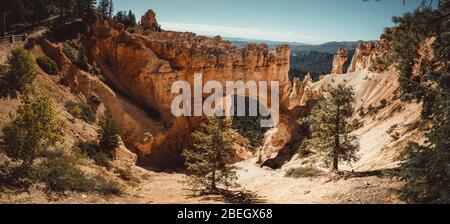 Detail des Bryce Canyon von paria Blick in Panorama Stockfoto