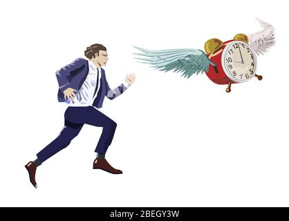 Die Zeit vergeht Stockfoto