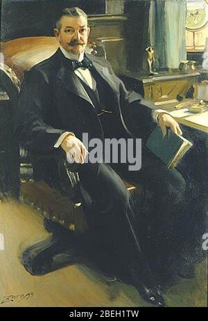 Henry Clay Pierce von anders Zorn 1899. Stockfoto